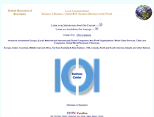 Tablet Screenshot of global-business-2-business.com